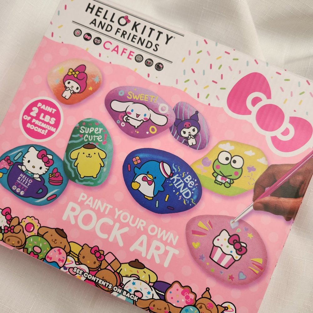 NWT Hello Kitty Paint Your Own Rock Art Set